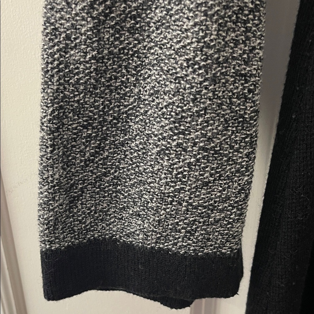 Talbots Black and Gray Long Sleeve Sweater Dress - Picture 5 of 6